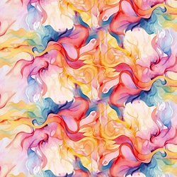 Multi - Watercolor Swirls